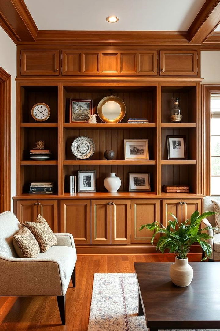 Custom Built in Shelving - 22 1922s Living Room Design Ideas