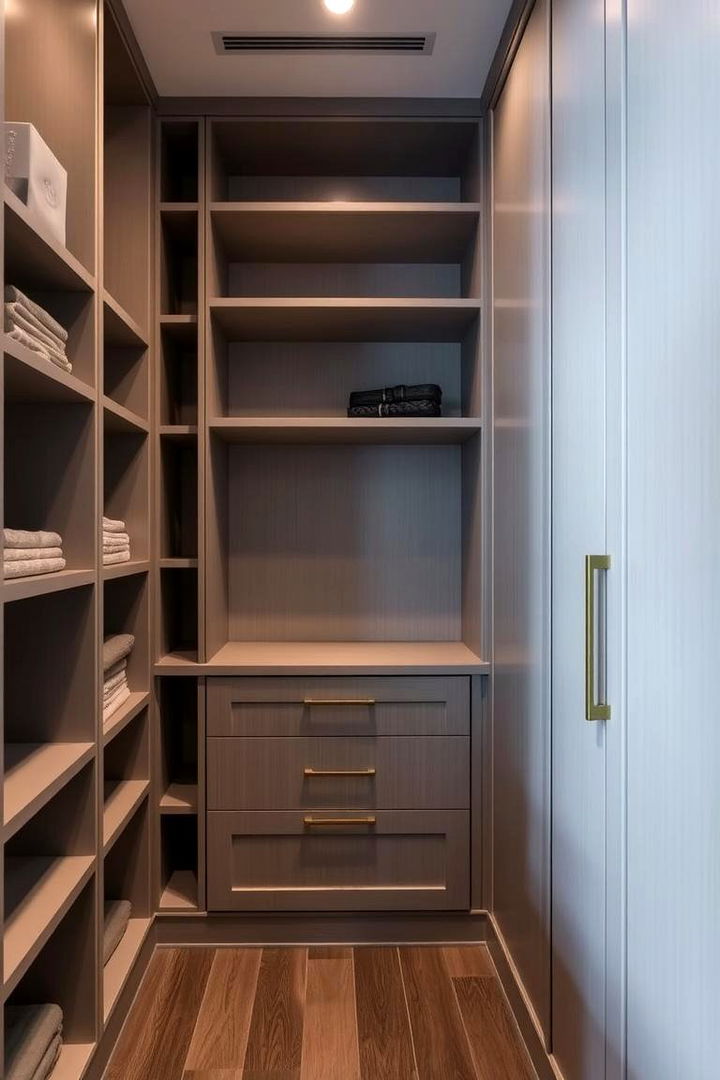 Custom Built in Storage Solutions Optimizing Space - 22 Parisian-style Living Room Ideas