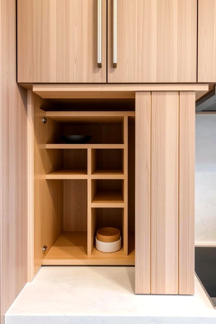Custom Cabinet Inserts for Hidden Compartments - 22 Bathroom Counter Organization Ideas