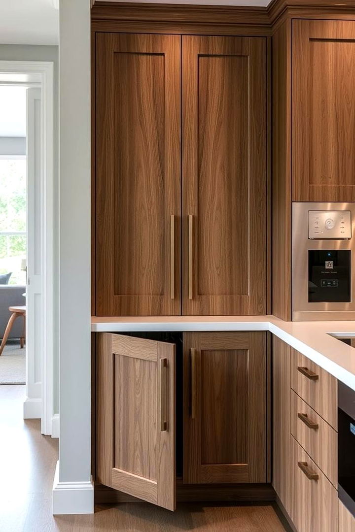 Custom Cabinet Waste Units - 22 Garbage Can Storage Ideas
