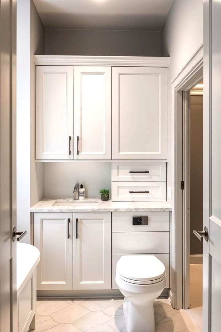 Custom Cabinetry Designs - 22 Small Master Bathroom Ideas