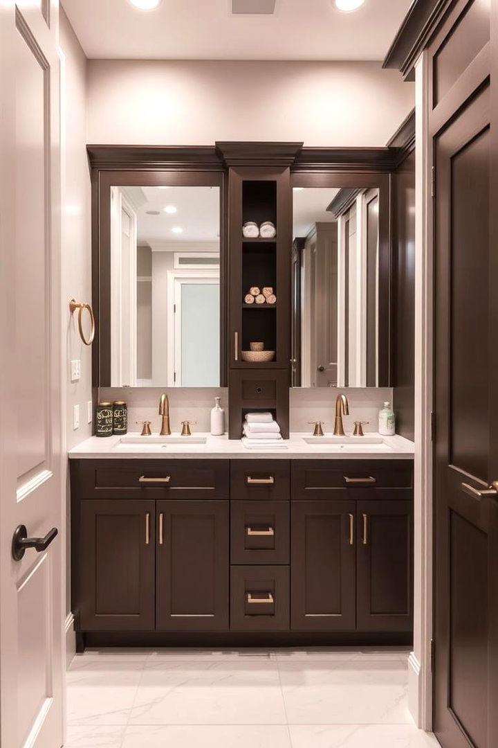 Custom Cabinetry Designs - 22 Jack and Jill Bathroom Ideas