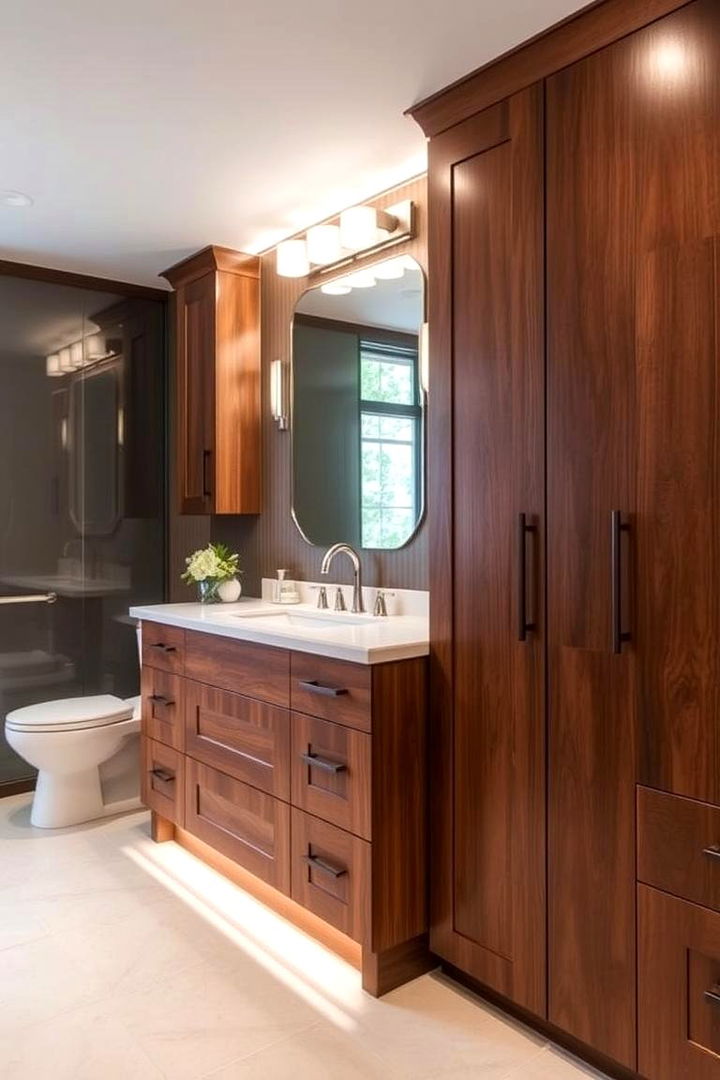 Custom Cabinetry Solutions - 22 Mid-century Modern Bathroom Ideas