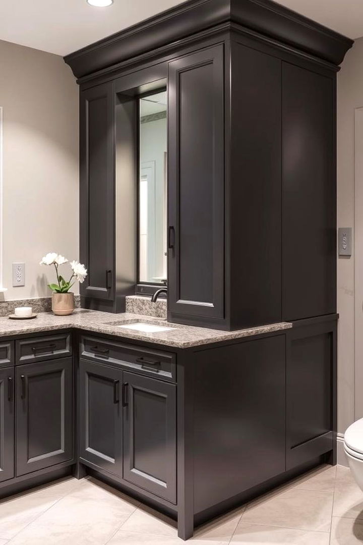 Custom Cabinetry for a Tailored Look - 22 Elegant Bathroom Decor Ideas