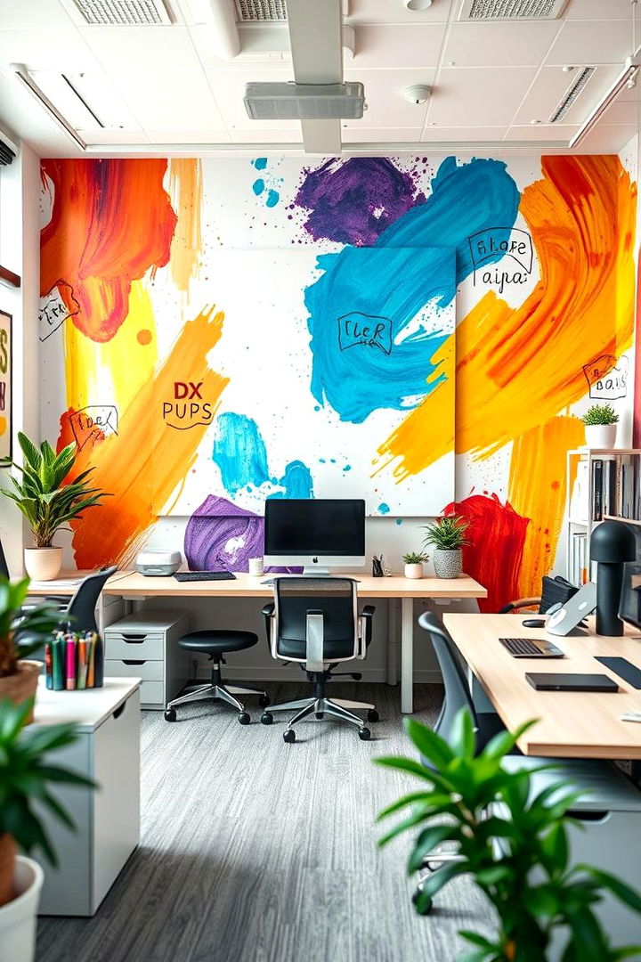Custom Canvas Murals - 22 Office Wall Decor Ideas