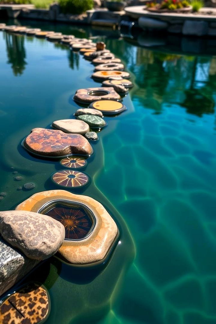 Custom Cast Resin Borders - 22 Pond Edging Ideas