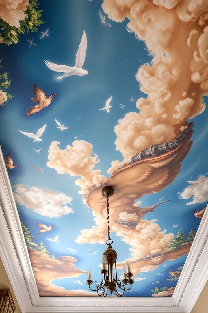 Custom Ceiling Mural Designs - 22 Ceiling Murals