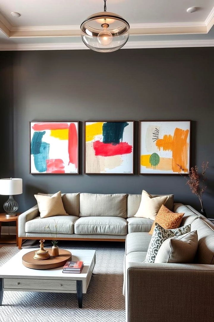 Custom DIY Creativity - 22 Living Room Accent Wall Ideas