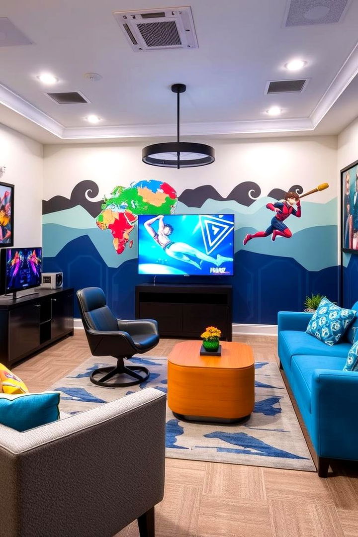 Custom Decor Game Room - 22 Game Room Ideas