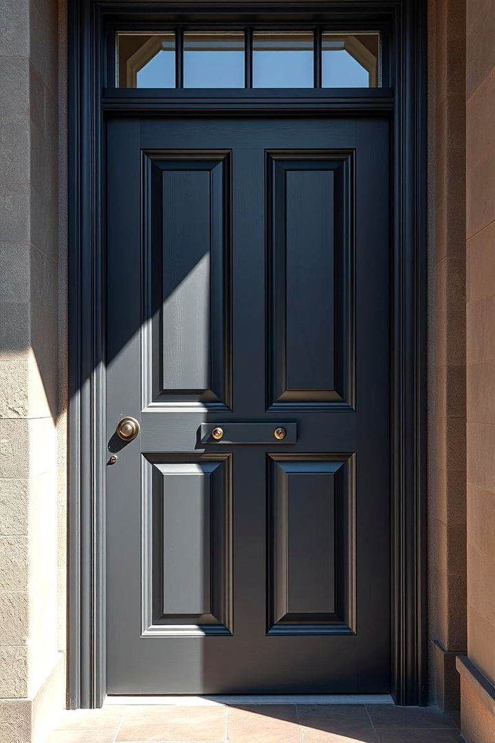 Custom Design Opportunities - 22 Dark Gray Front Door Ideas