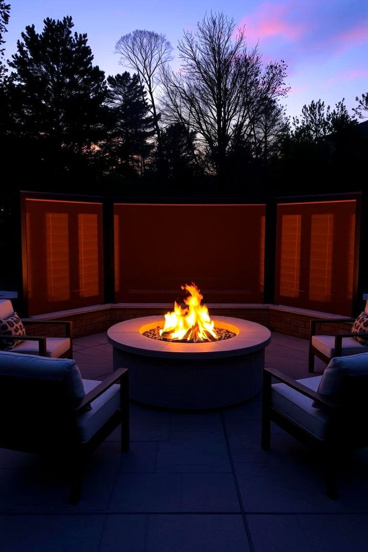 Custom Designed Fire Pit Screens - 22 Patio Privacy Ideas