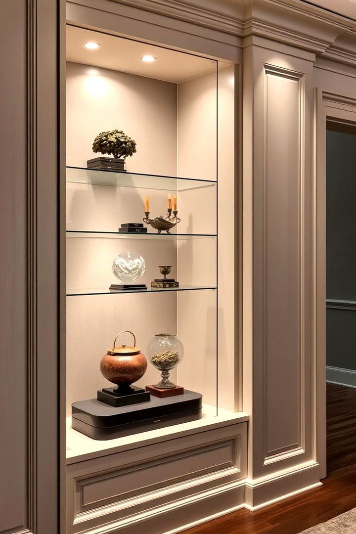 Custom Display Cases for Treasured Items - 22 Wall Niche Ideas