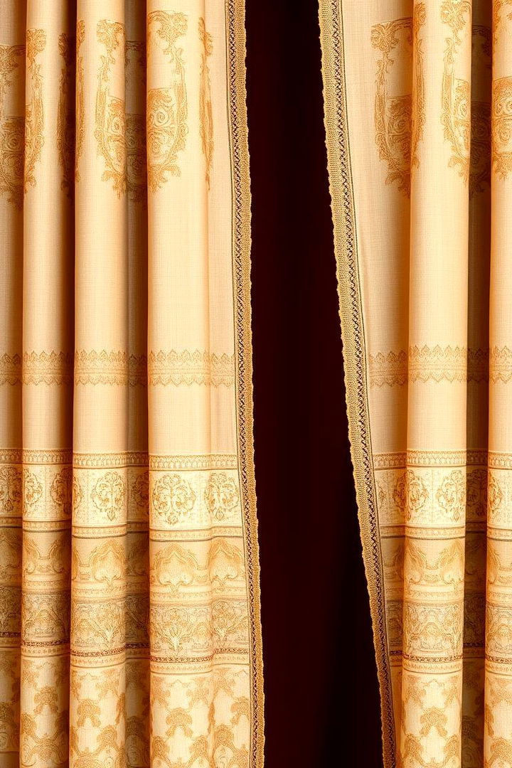 Custom Embroidery Charm - 22 closet curtain ideas