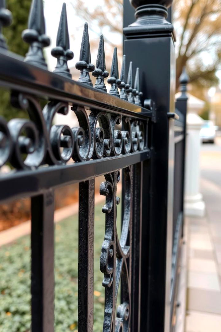 Custom Engraved Accents - 22 Corner Fence Ideas