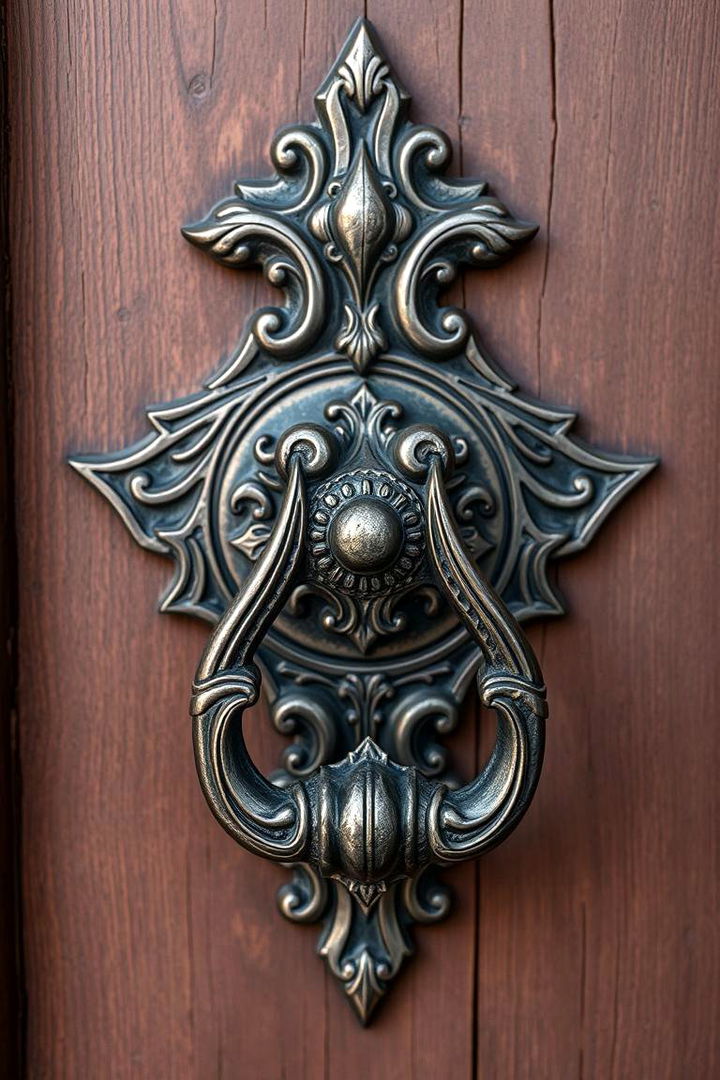 Custom Engraved Door Knocker - 22 Summer Front Door Decor Ideas