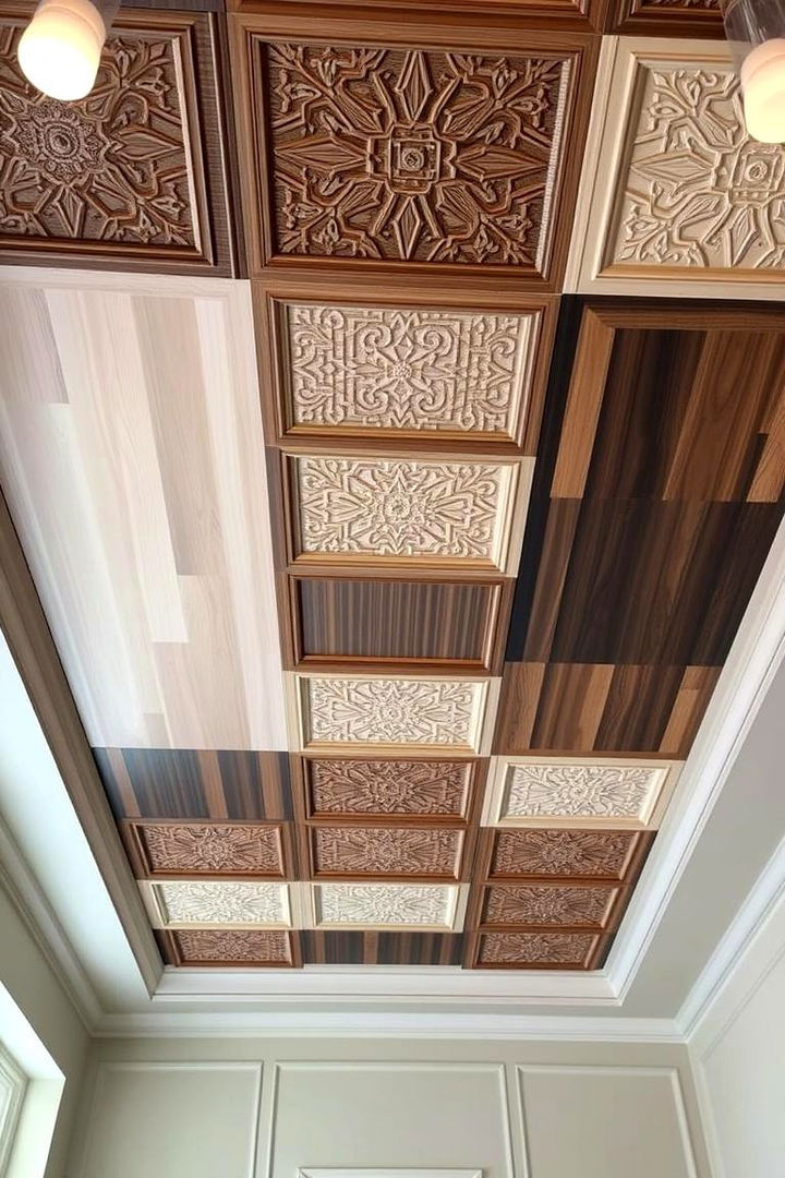 Custom Fabricated Panel Art - 22 Basement Ceiling Ideas