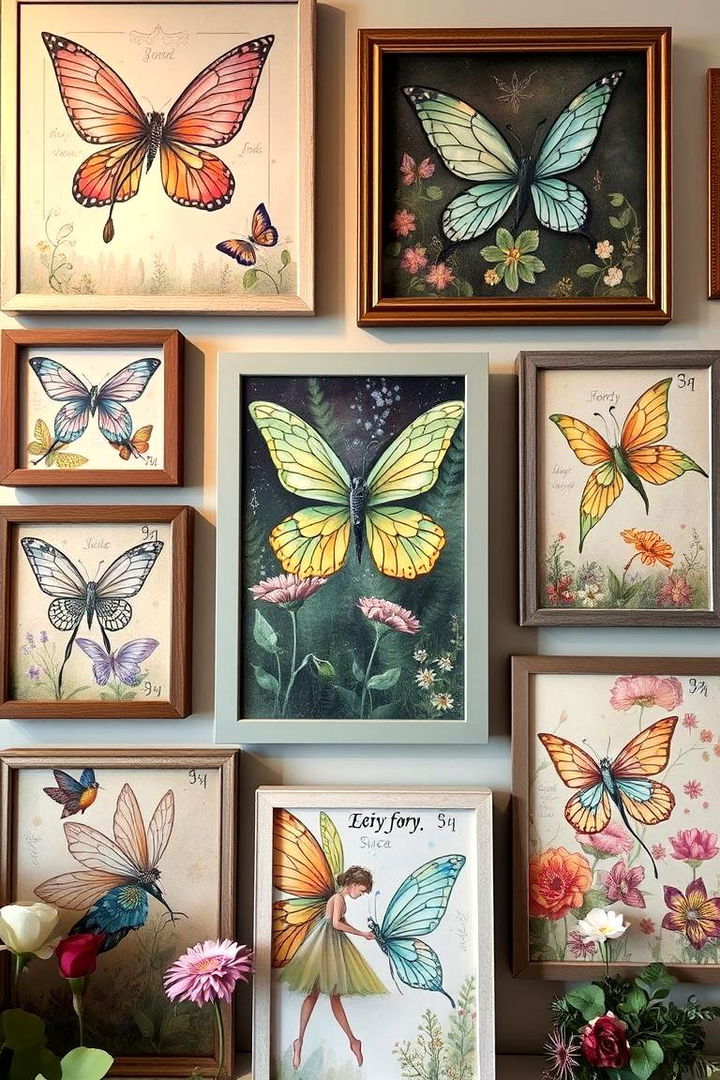 Custom Fairy Art Displays - 22 Fairy-themed Bedroom Ideas