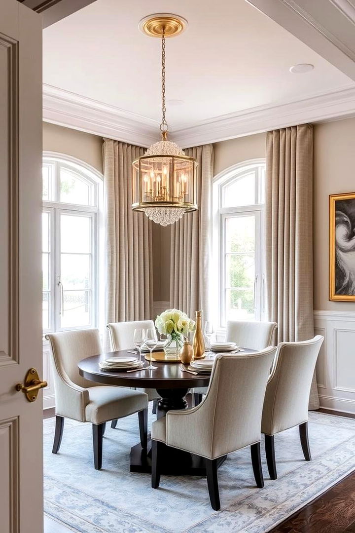Custom Fits for a Unique Dining Experience - 22 Dining Room Curtain Ideas