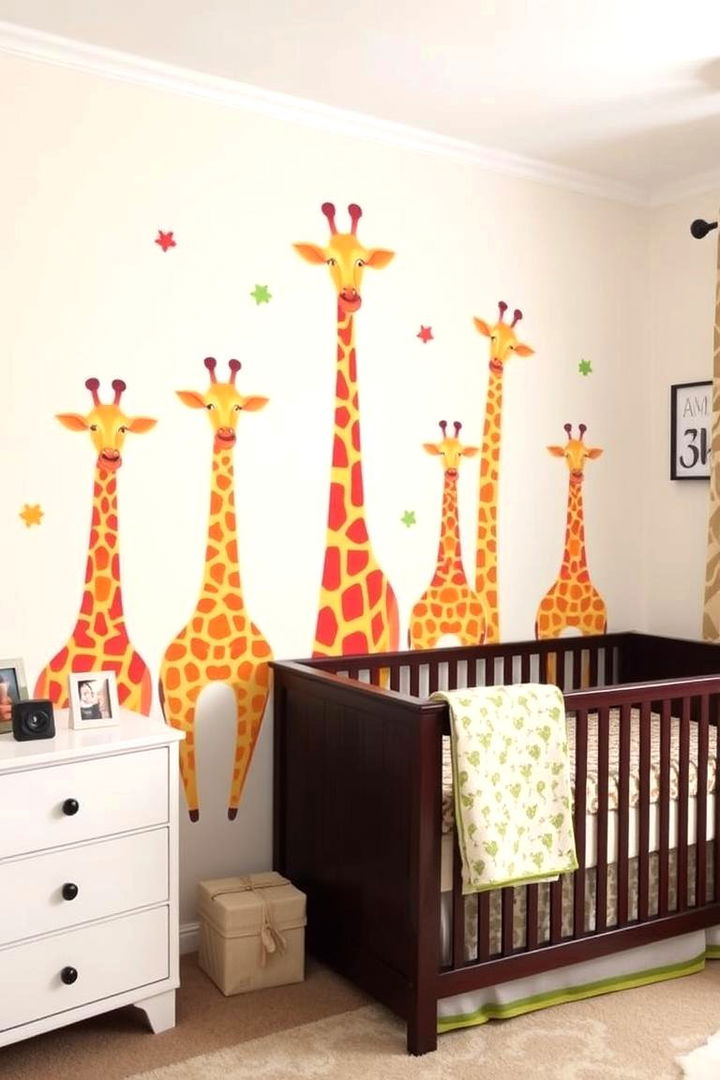 Custom Giraffe Wall Decals - 22 Giraffe Nursery Ideas