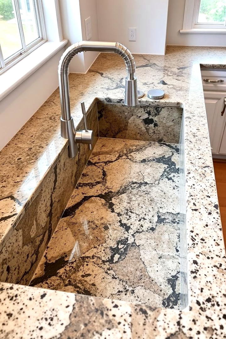 Custom Granite Durability - 22 Kitchen Sink Ideas