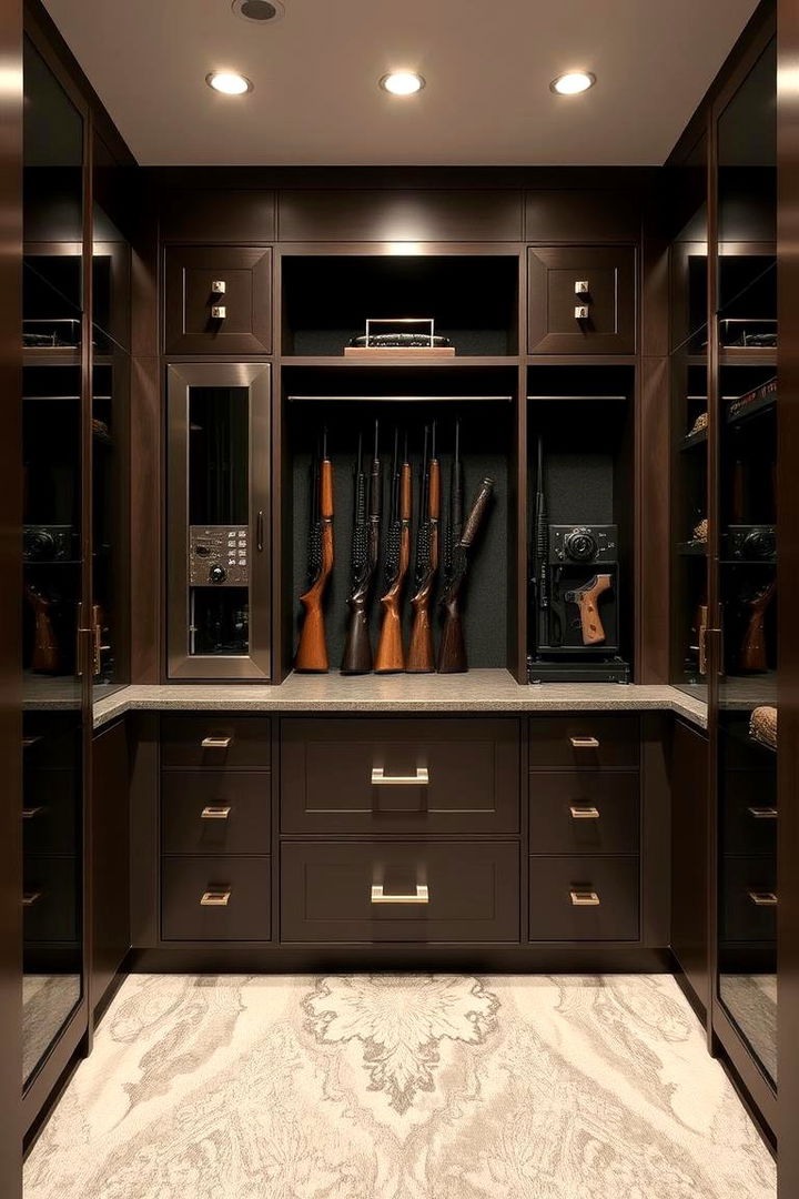 Custom Gun Safes and Storage Solutions - 22 Man Cave Gun Room Ideas