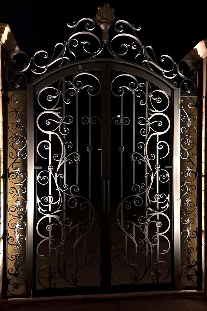 Custom Handcrafted Iron Work - 22 Driveway Gate Ideas