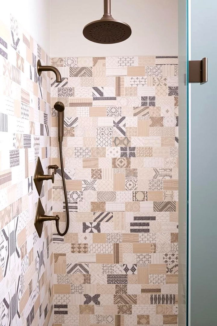 Custom Handmade Designs - 22 Walk-in Shower Tile Ideas