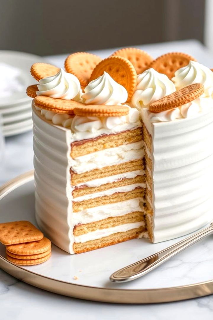 Custom Icebox Cake Presentation - 22 Wedding Dessert Ideas