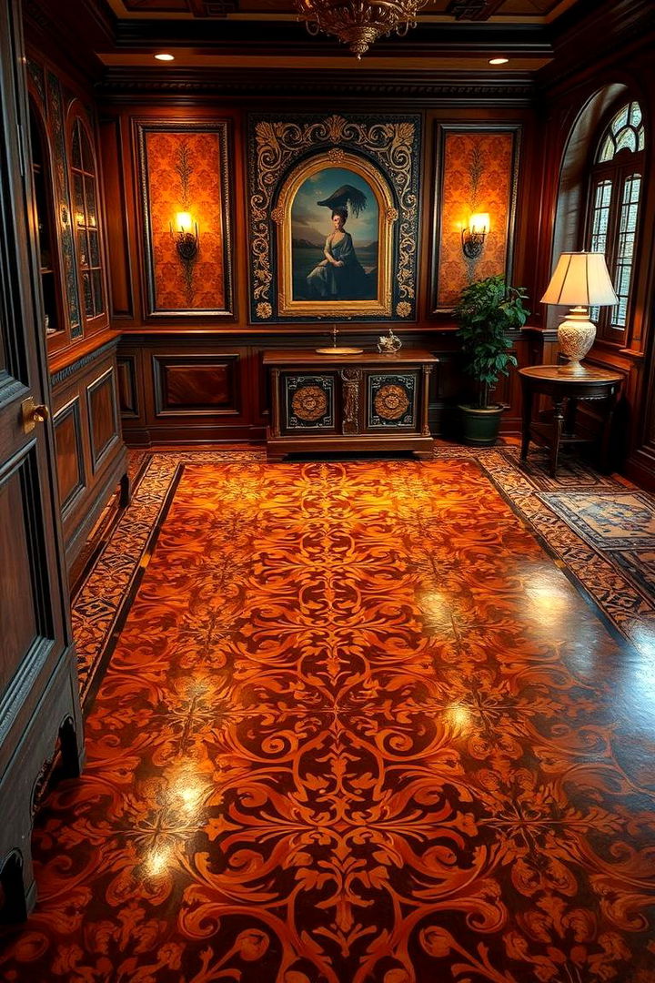 Custom Inlay Designs - 22 Bedroom Flooring Ideas
