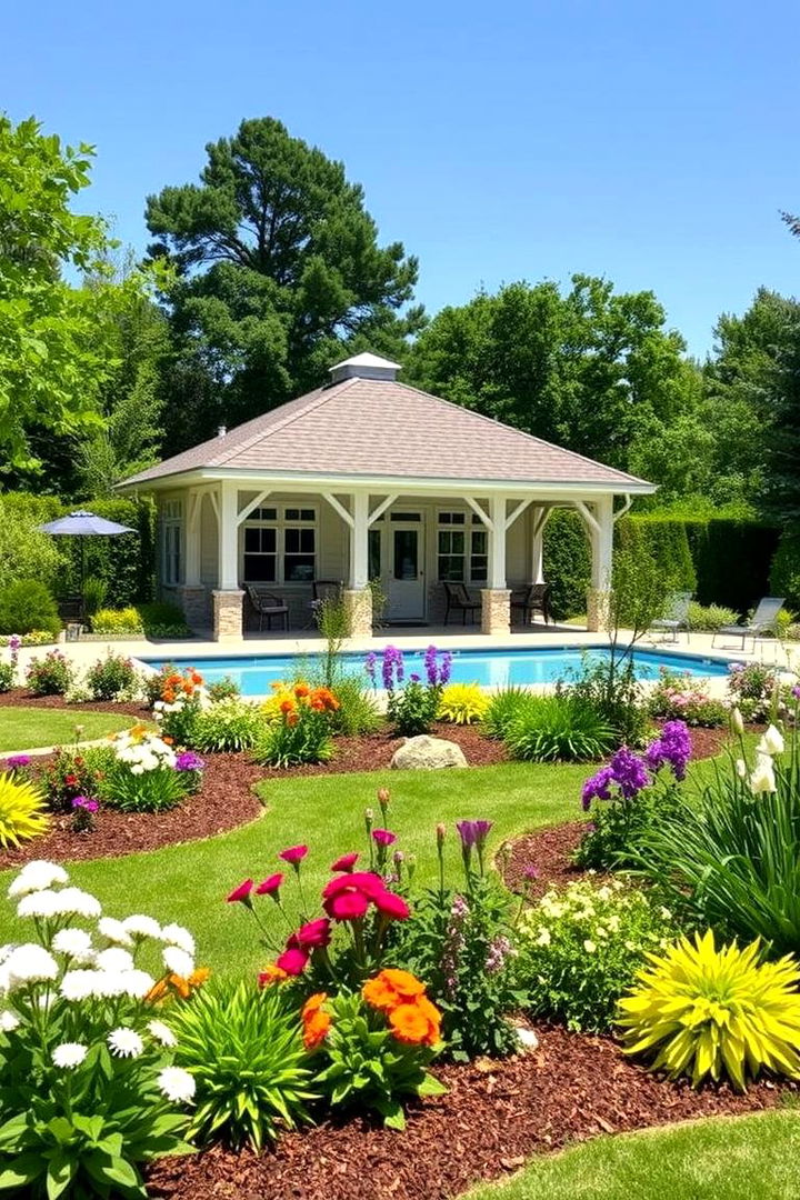 Custom Landscaping Integration - 22 Pool House With Outdoor Kitchen Ideas