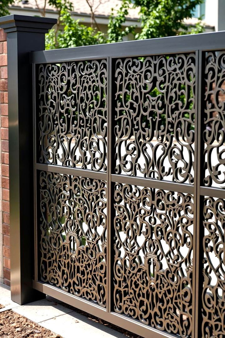Custom Laser Cut Designs - 22 Decorative Fence Ideas
