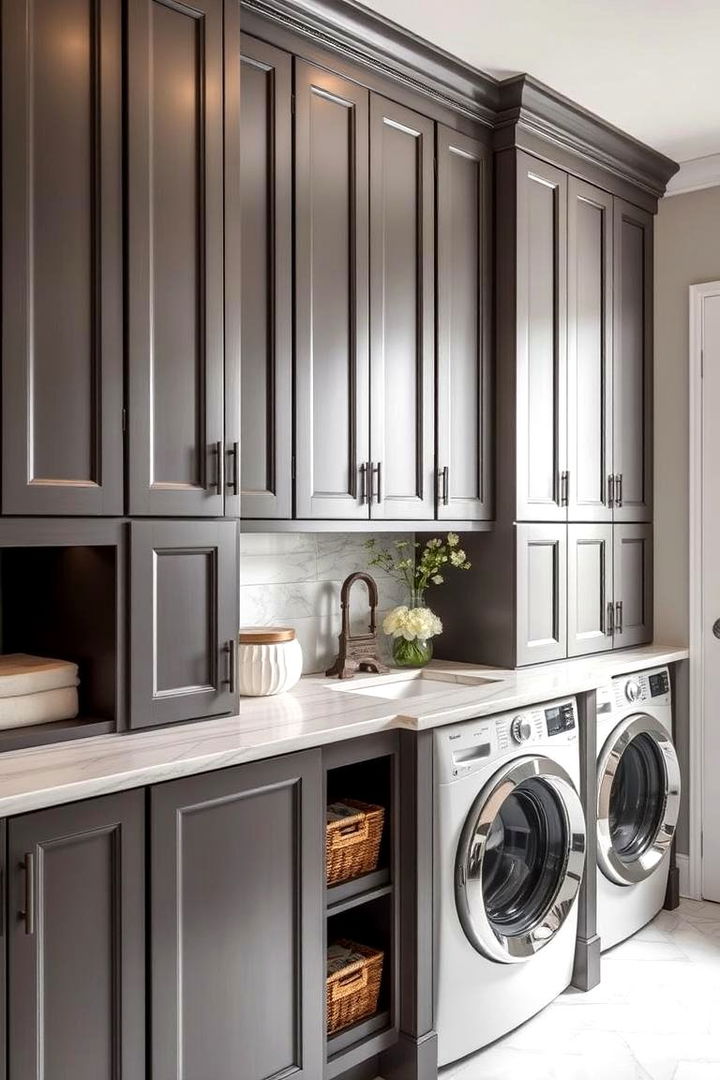 Custom Laundry Vanities - 22 Modern Laundry Room Ideas