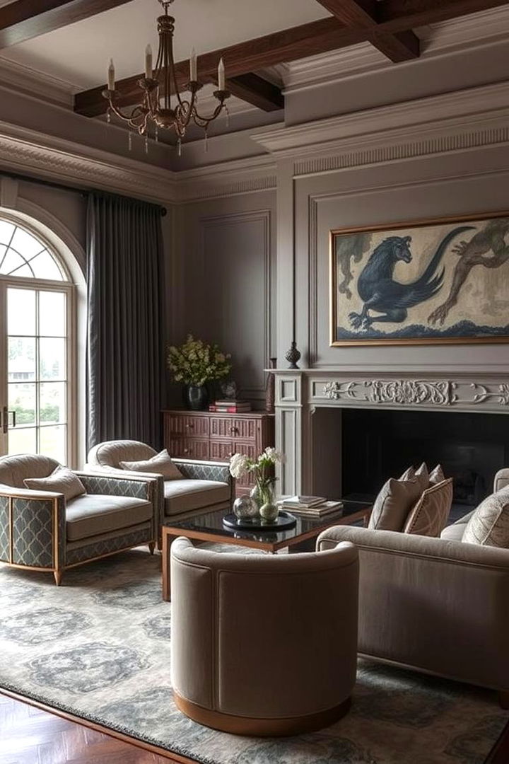 Custom Made Designer Pieces - 22 Maximalist Living Room Design Ideas