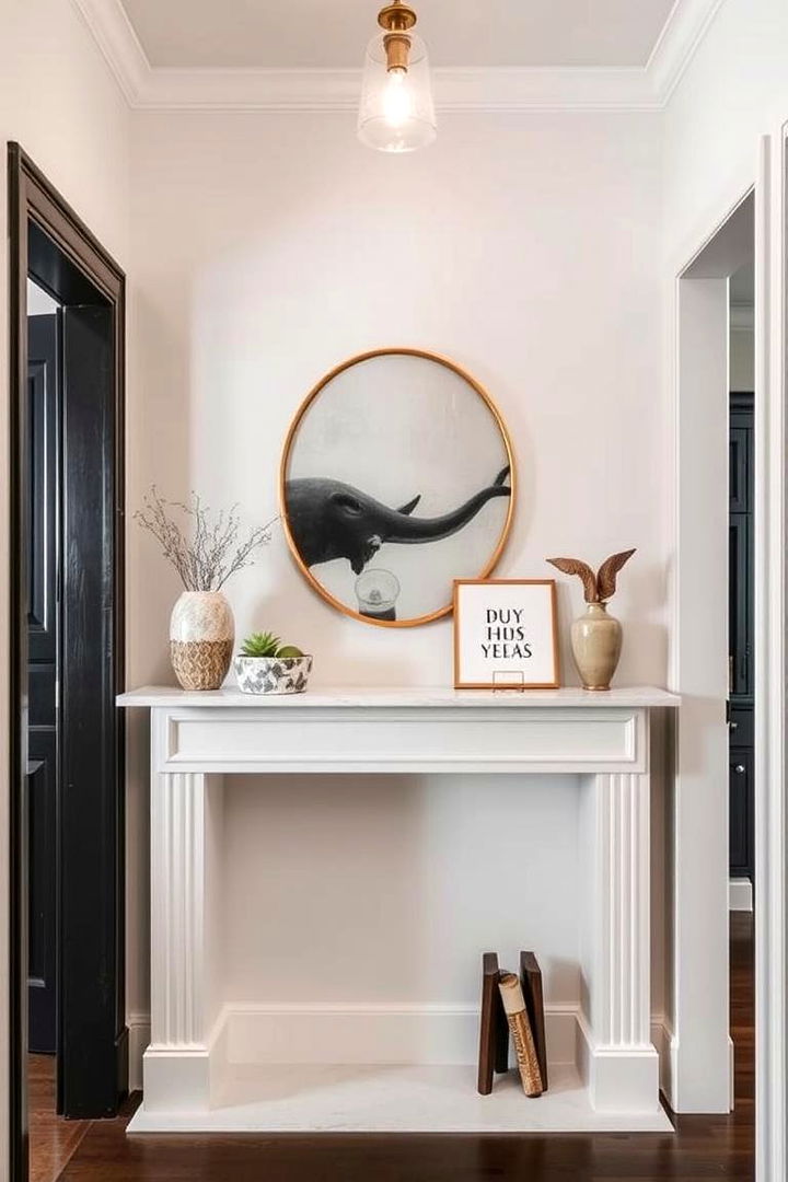 Custom Mantel Installations - 22 Hallway Decor Ideas