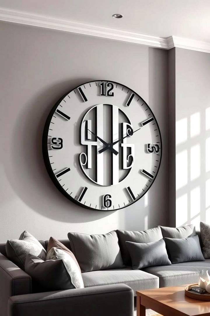 Custom Monogram Wall Clock - 22 Last Minute Wedding Gift Ideas