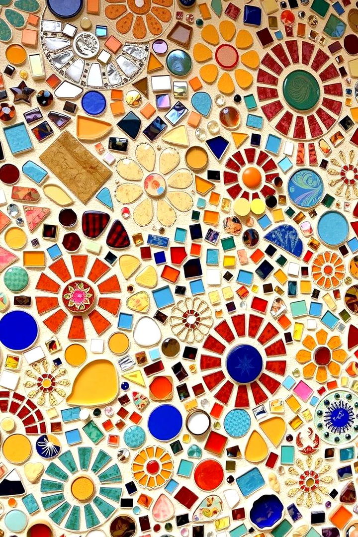 Custom Mosaic Creation - 22 Kitchen Accent Wall Ideas