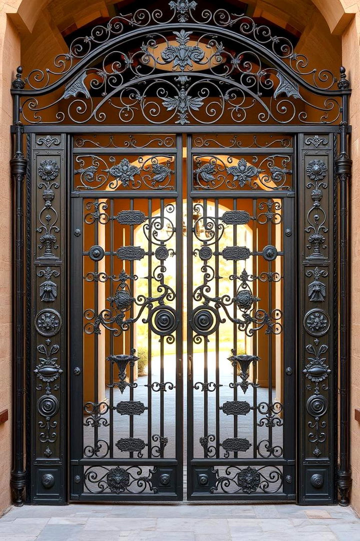 Custom Ornamental Entry - 22 Front Gate Ideas