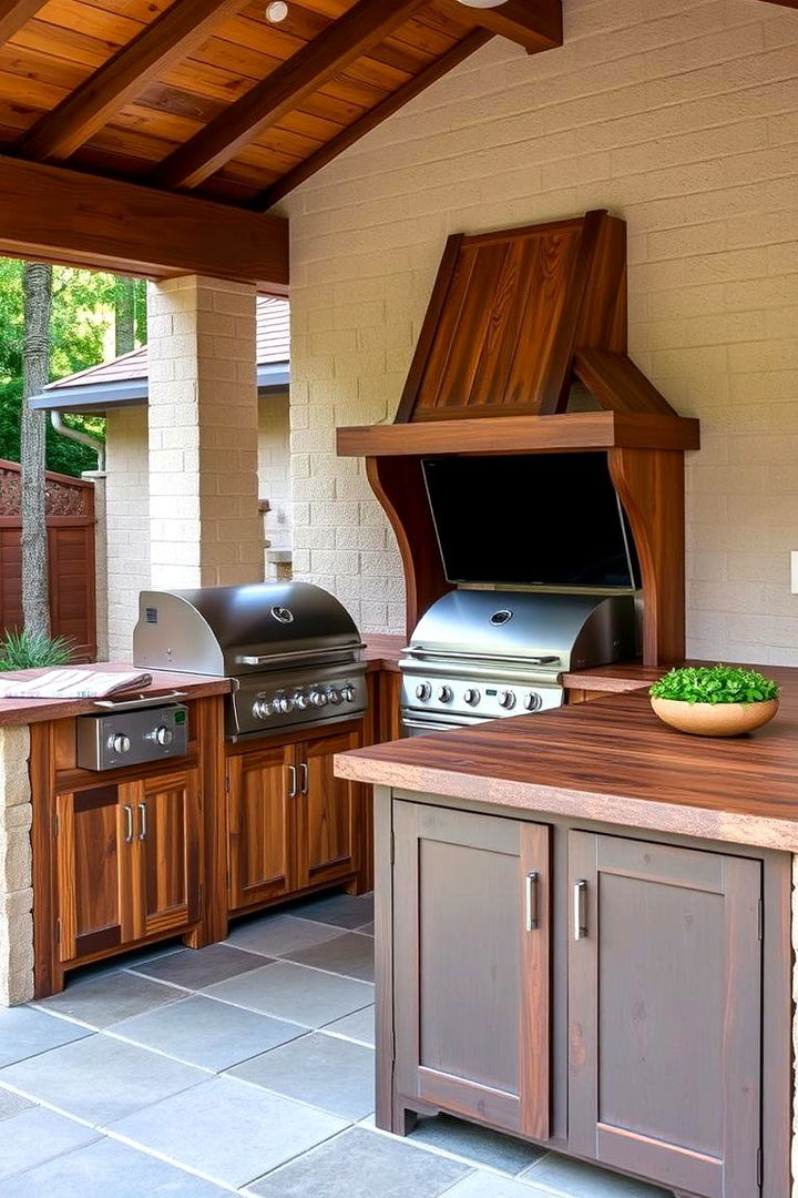 Custom Outdoor Kitchen Setups - 22 Farmhouse Patio Ideas