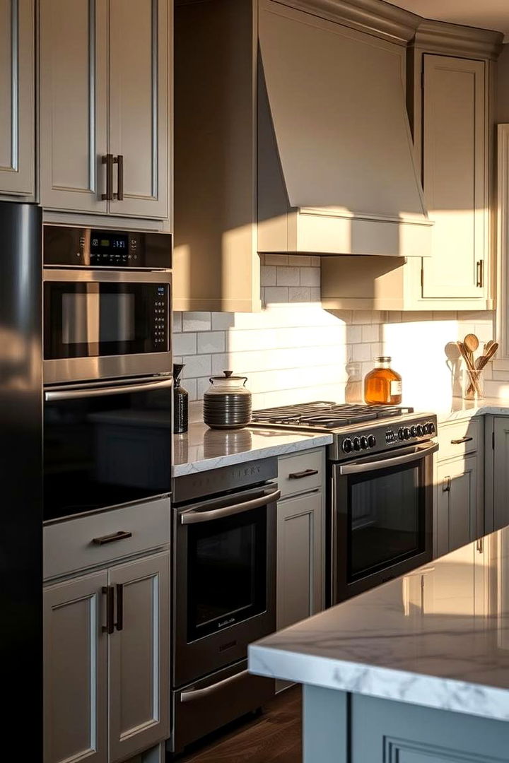 Custom Painted Finishes - 22 What Color Cabinets Go With Black Appliances