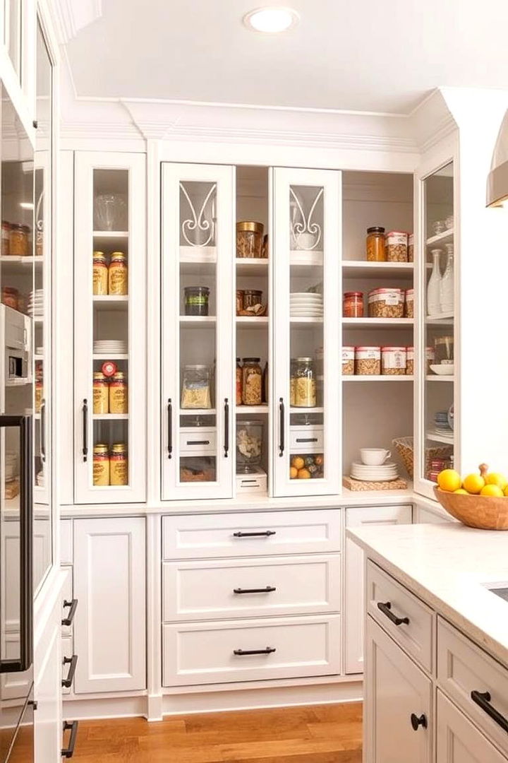 Custom Pantry Solutions - 22 Farmhouse Kitchen Ideas