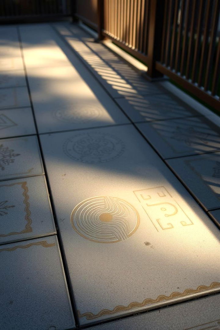 Custom Patterns for Personalized Expression - 22 Concrete Deck Ideas