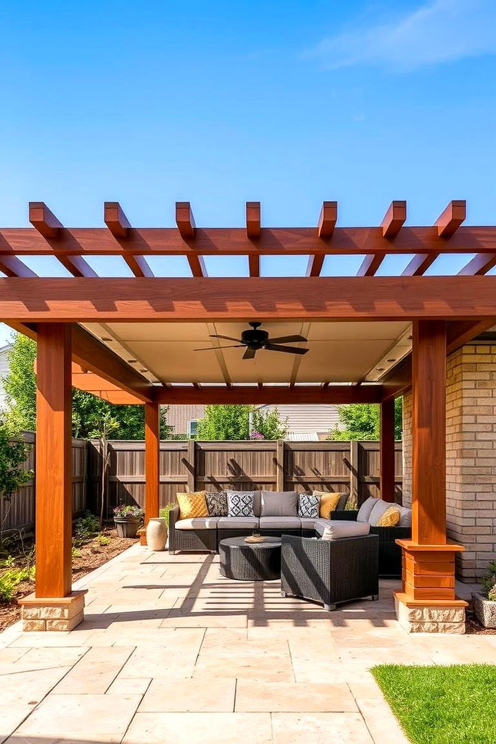 Custom Pergola Retreat - 22 Modern Backyard Ideas