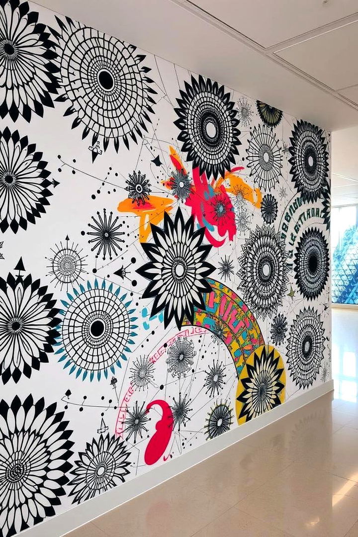 Custom Printed Graphics - 22 Half Wall Paneling Ideas