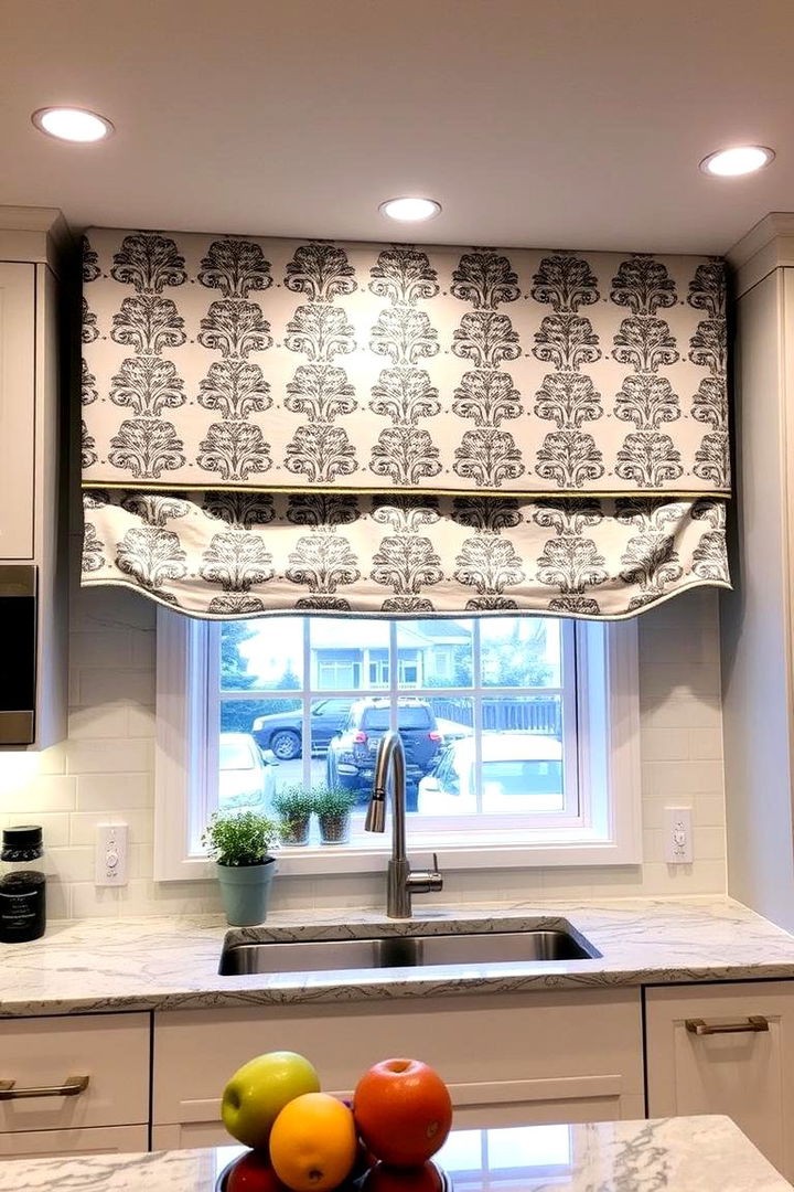 Custom Printed Valance Fabrics - 22 Kitchen Valance Ideas