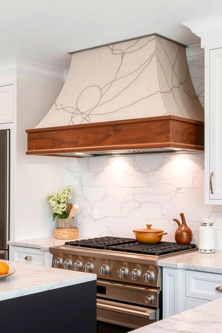 Custom Range Hoods - 22 Split Level Kitchen Design Ideas