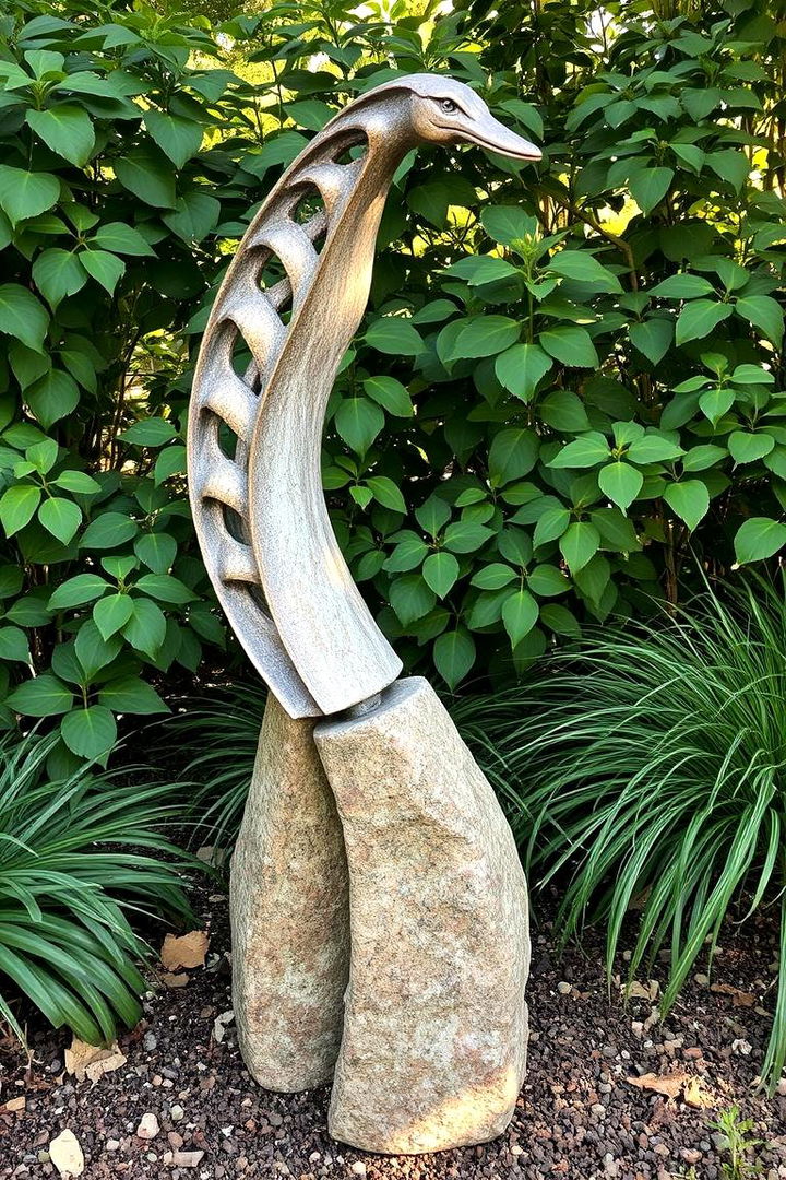 Custom Sculptural Elements for Unique Remembrance - 22 Memorial Garden Ideas