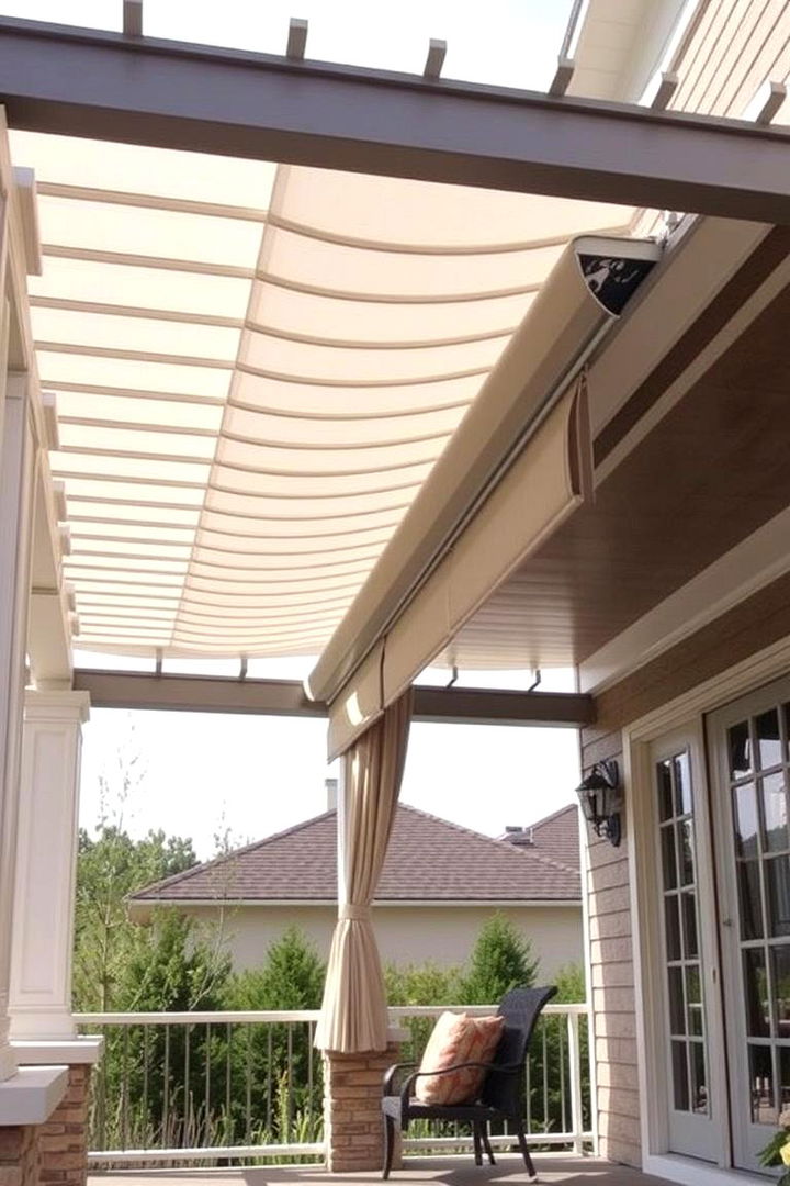 Custom Shaded Retreat - 22 Front Porch Pergola Ideas