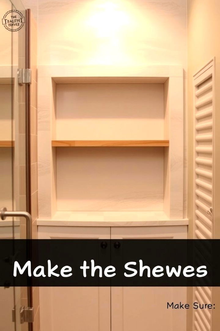 Custom Shelving Niche - 22 Shower Niche Ideas