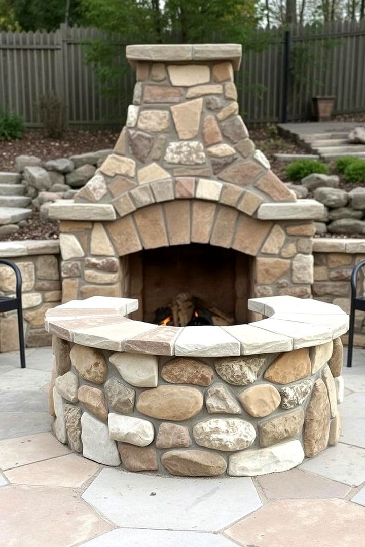 Custom Stone BBQ Pit Design - 22 Bbq Pit Ideas