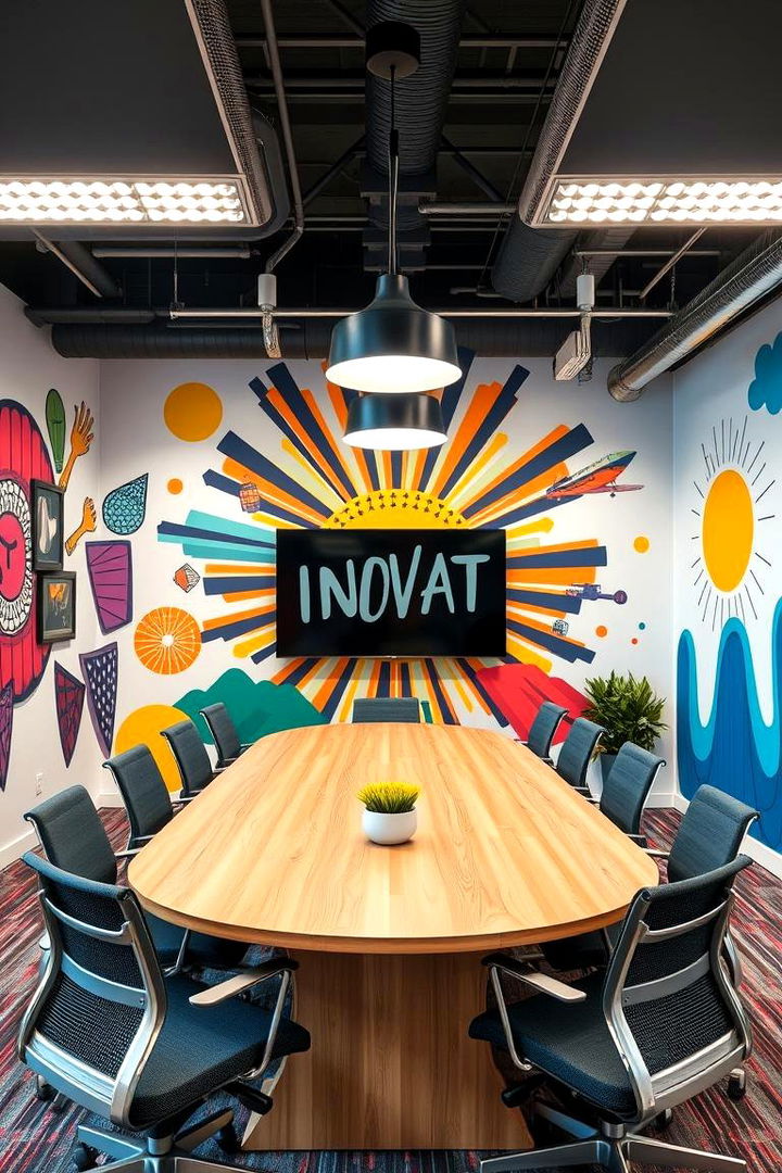 Custom Wall Art and Graphics - 22 Conference Room Design Ideas and Inspiration